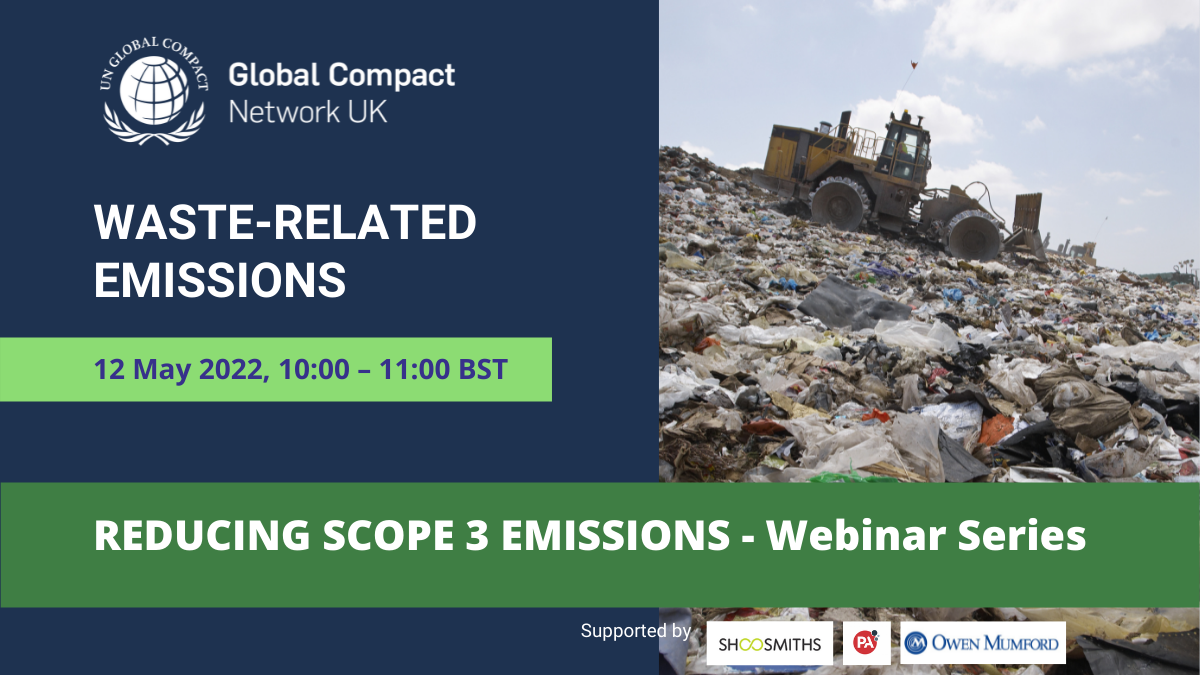 What role do waste-related emissions play in reducing Scope 3 emissions of a company?