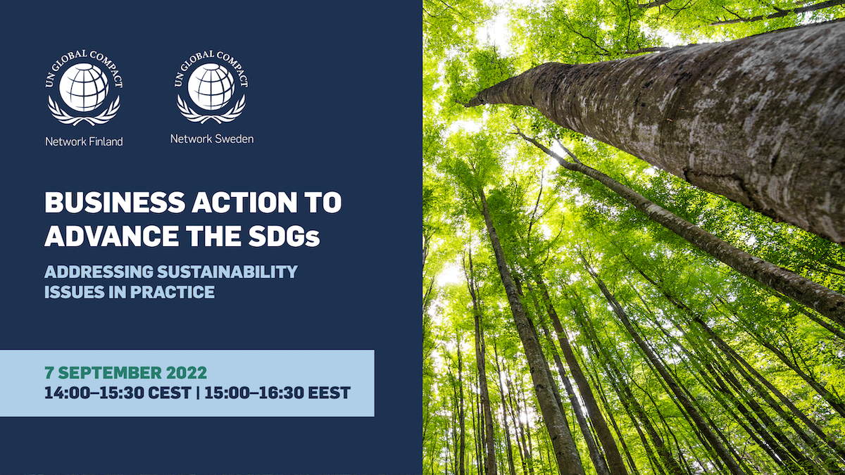 Join this event for practical guidance on how companies can address the SDGs in an impactful and strategic way.