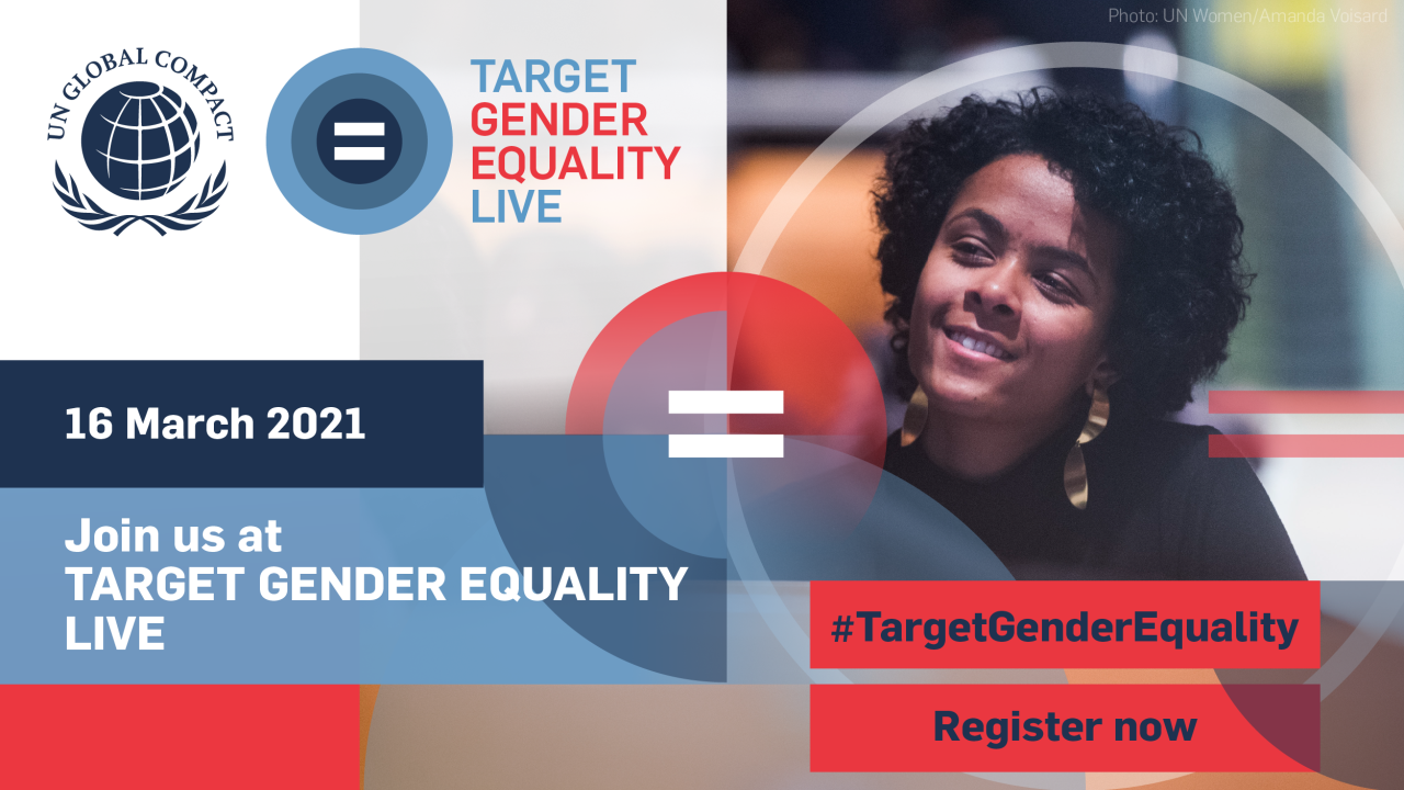 Osallistu kansainväliseen Target Gender Equality -tapahtumaan!