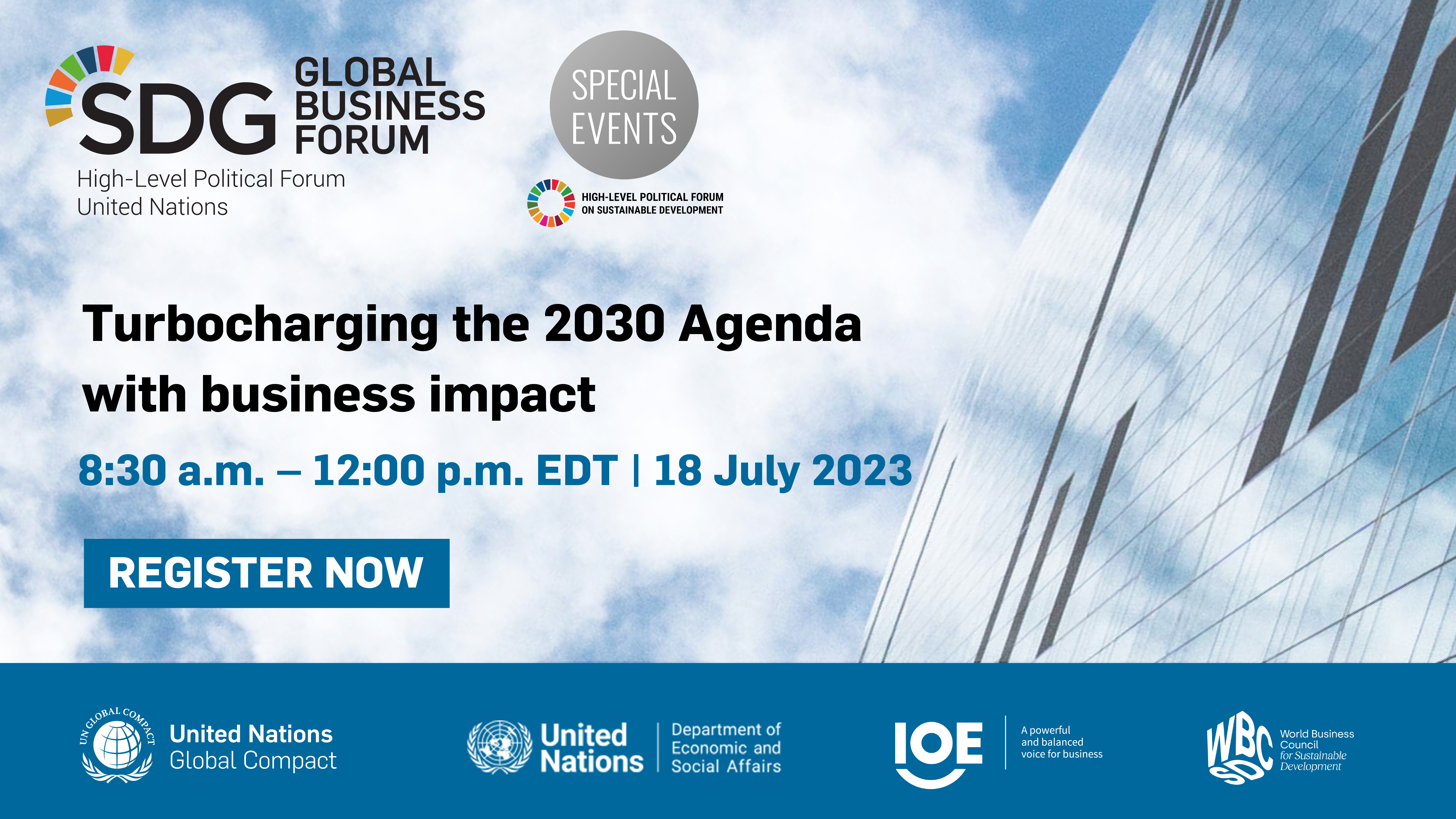 Taking place during the HLPF, the 2023 SDG Business Forum will provide a multi-stakeholder platform to accelerate sustainable development by 2030.