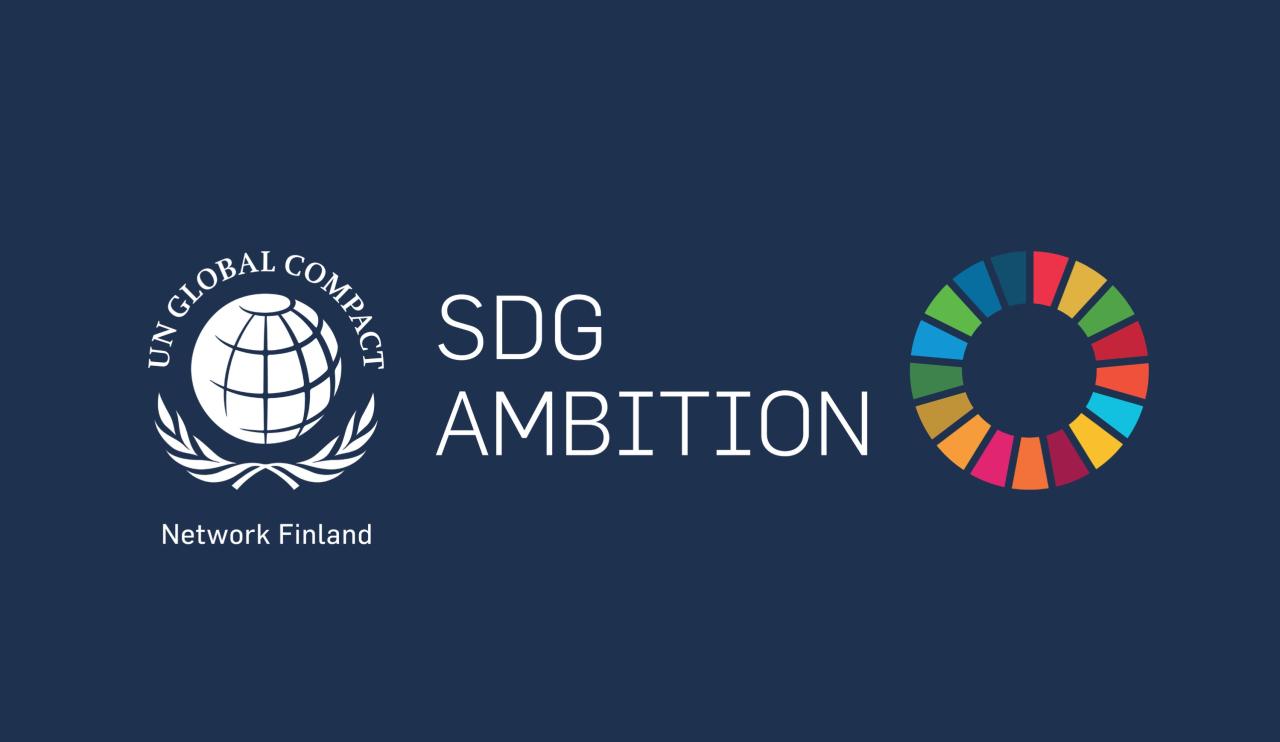UN Global Compactin SDG Ambition -koulutusohjelma käynnistyy tammikuussa 2021. Koulutukseen osallistuu 16 erikokoista ja eri toimialoja edustavaa yritystä Suomesta.